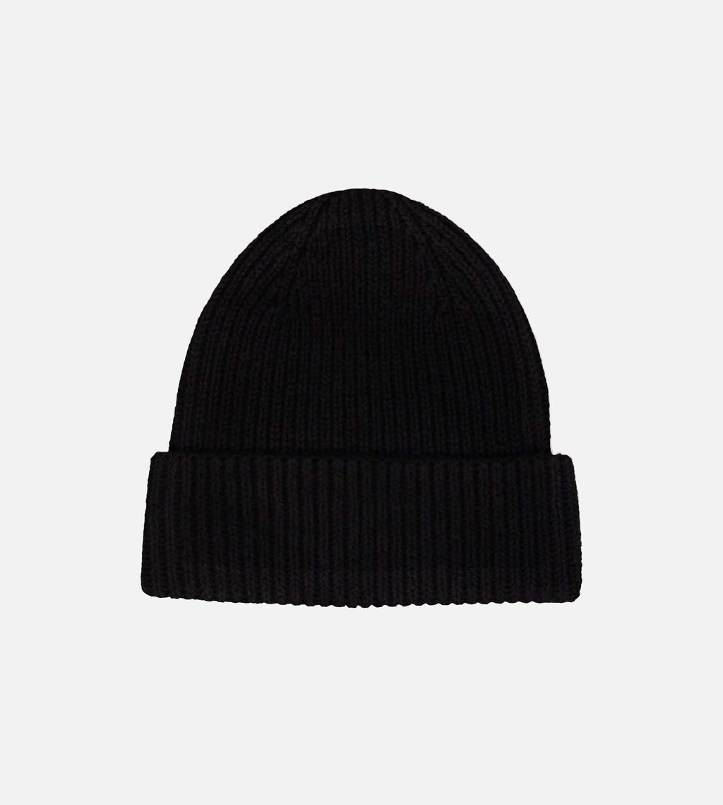 Bram's Fruit Distressed Label Beanie Black