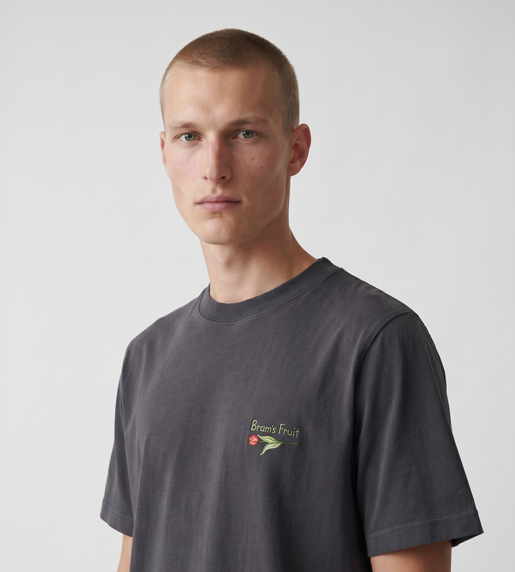 Bram's Fruit Flora 2.0 T-shirt Shadow Black
