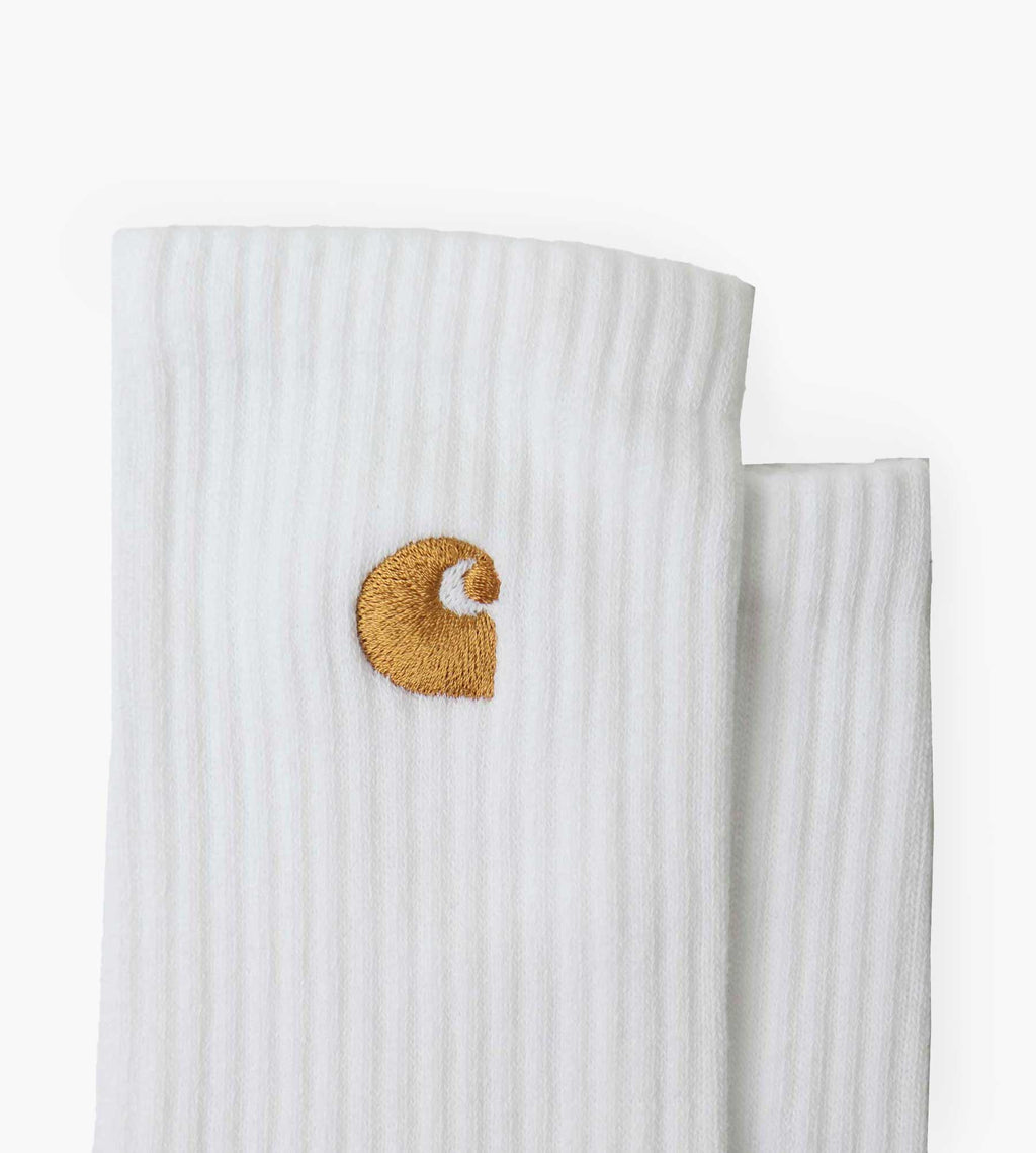 Carhartt WIP NOS Chase Socks White Gold