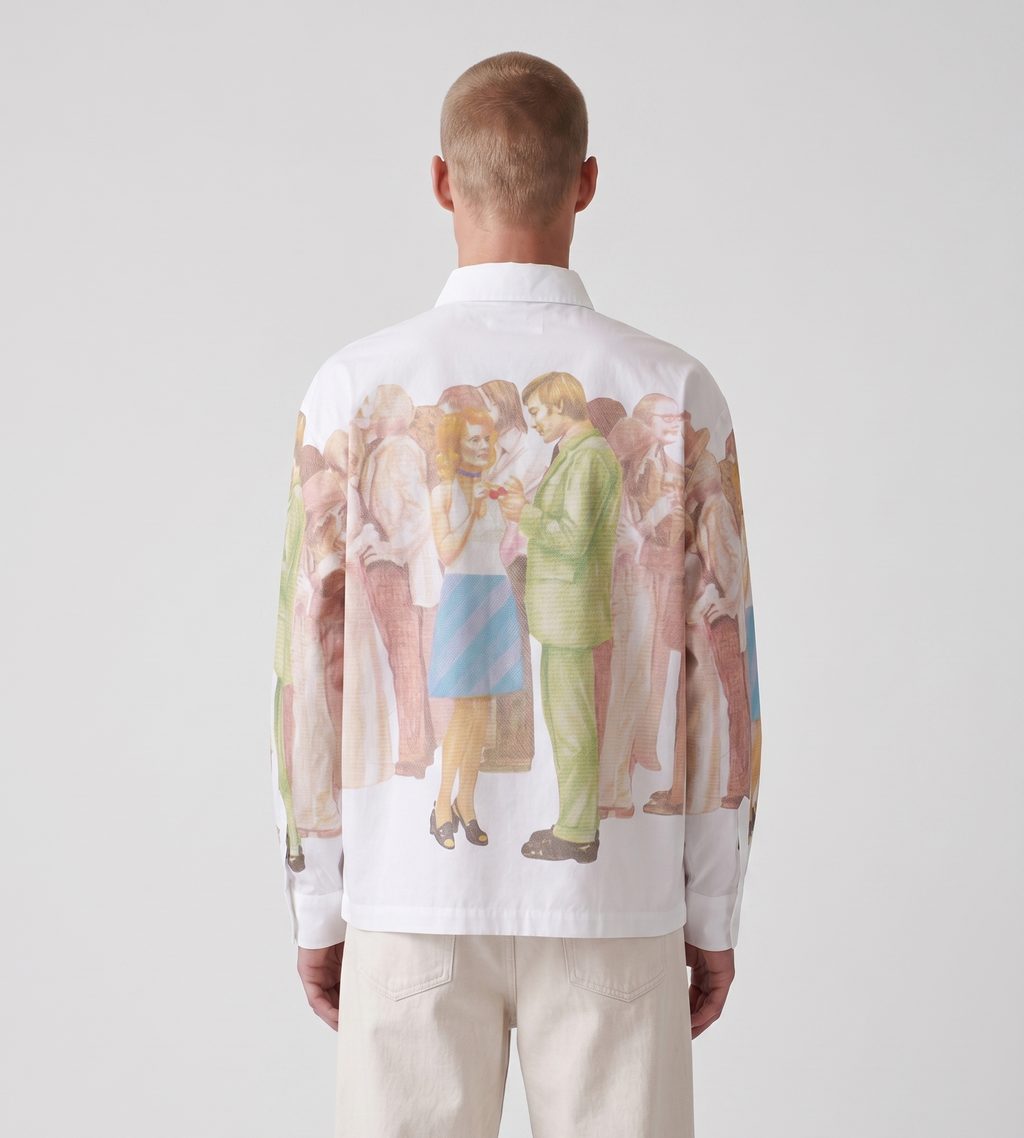 Carne Bollente How I Met Your Father: Colorized Long Sleeve Shirt Allover