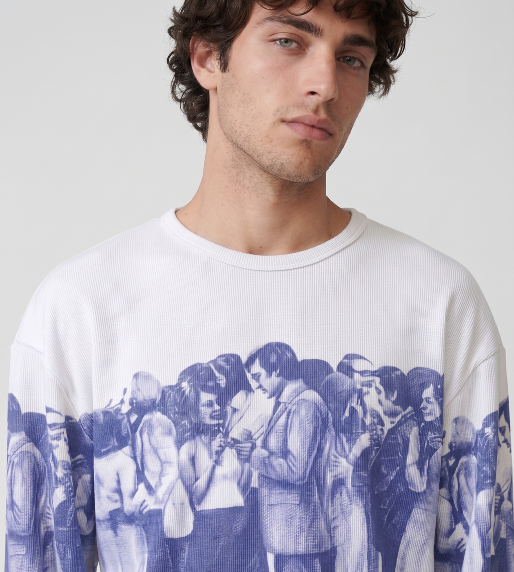Carne Bollente Like It Was Yesterday Longsleeve White