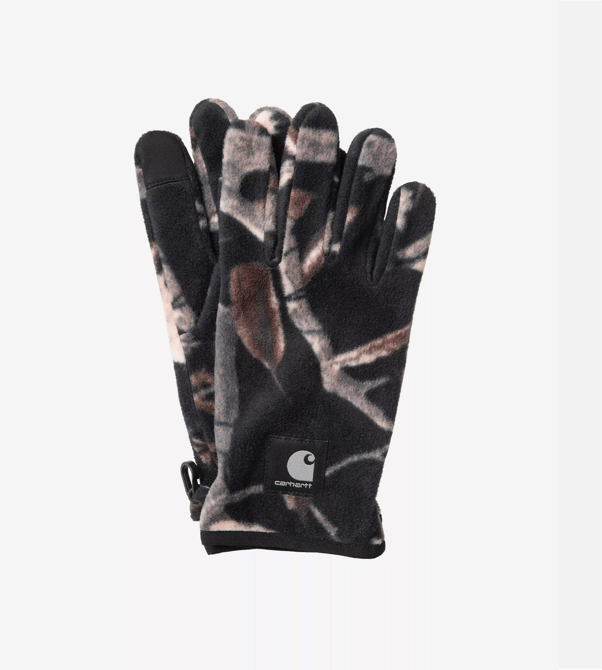 Carhartt WIP Blevin Gloves Camo Feather Tree Black