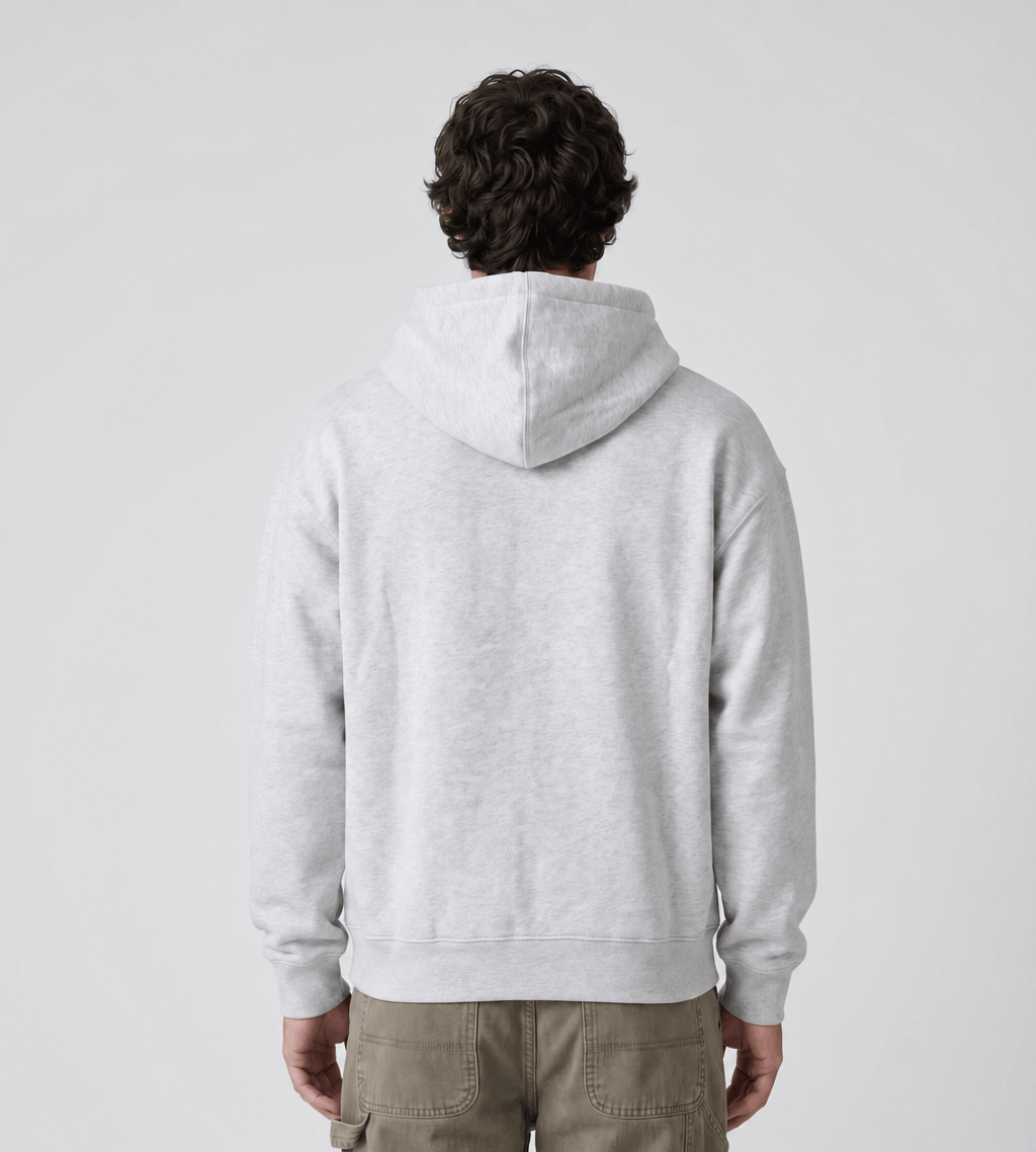 New Amsterdam Surf Association Chop Zip Hoodie Grey Melange