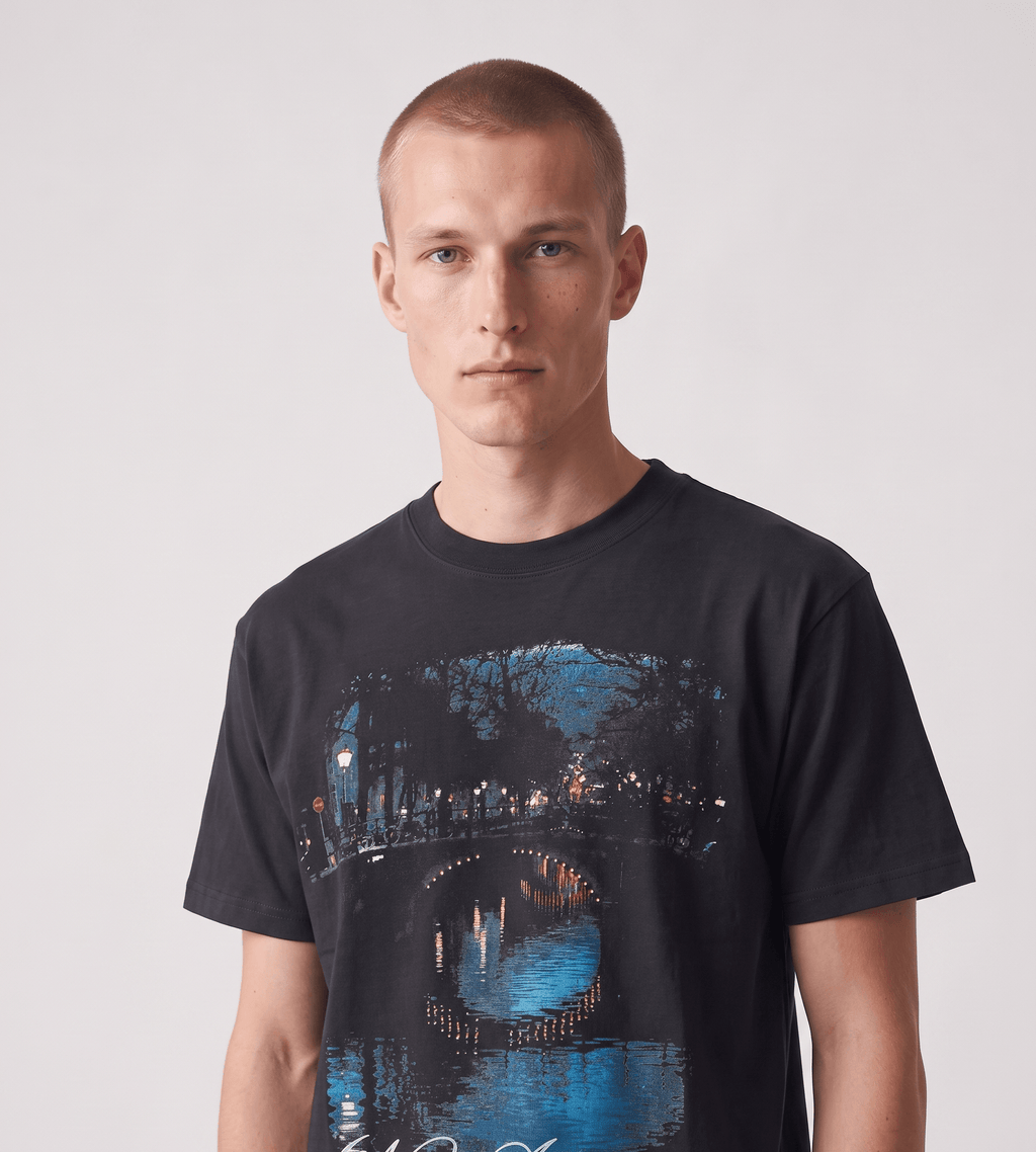 New Amsterdam Surf Association City Of Water Tee Caviar