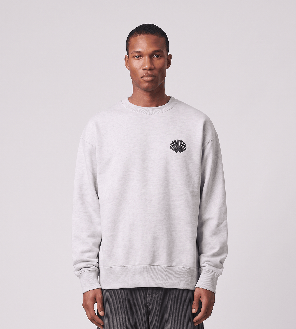 New Amsterdam Surf Association Logo Crewneck Ash Bottle Green