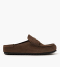 Birkenstock Naples Wrapped Suede Leather Concrete Gray
