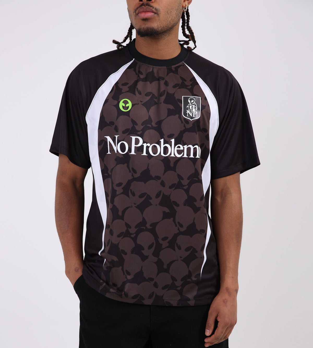 No Problemo Area 51 Football Shirt Black
