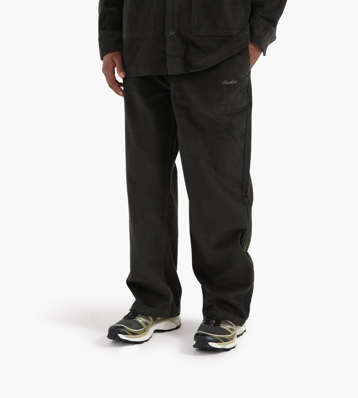 Baskèts Corduroy Pants Moss Green