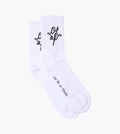 OLAF Monogram Logo Socks Optical White
