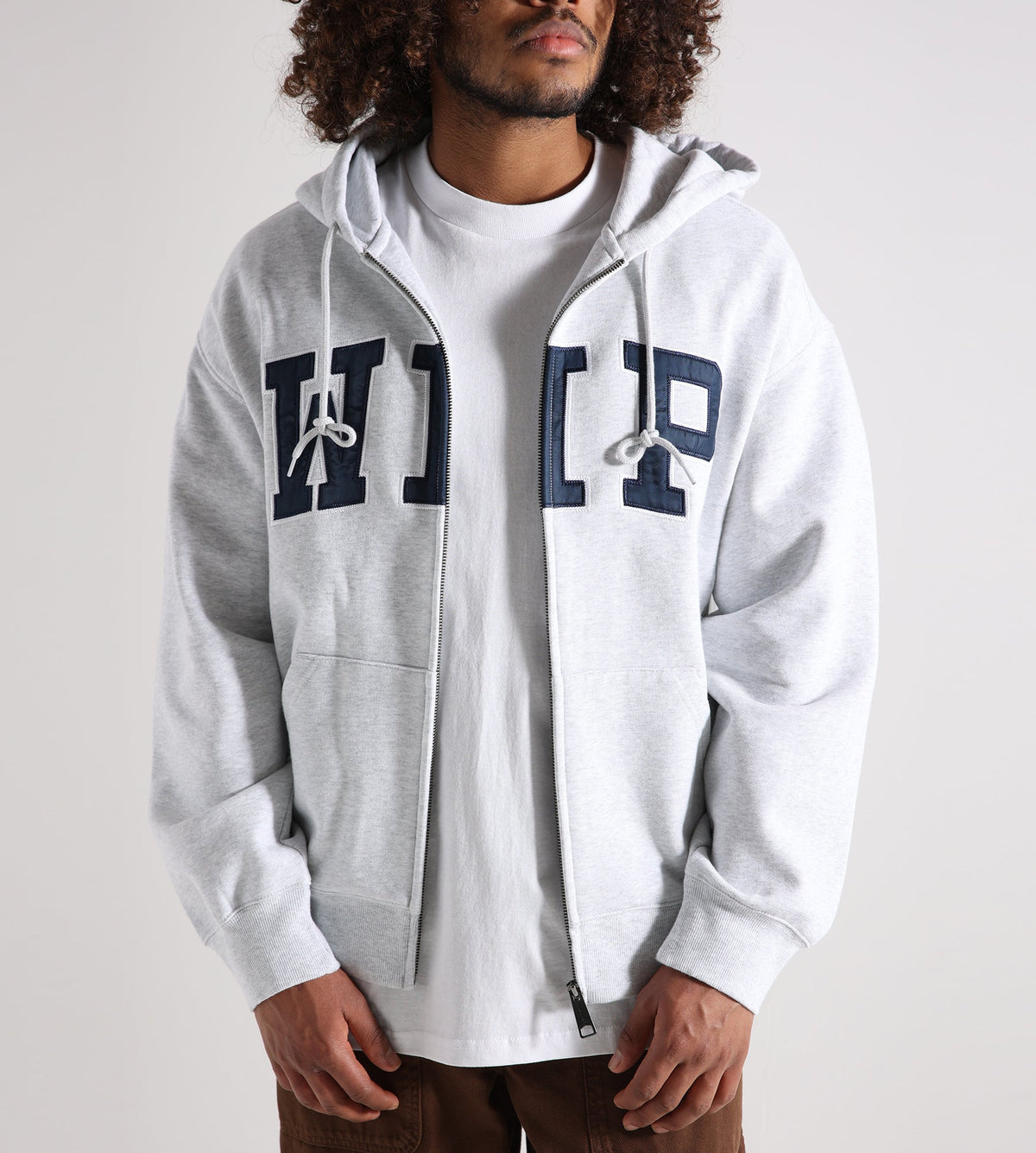 Carhartt WIP Hooded WIP Sweater Jacket Ash Heather