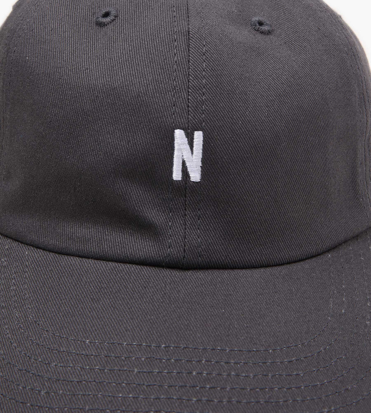 Norse Projects Twill Sports Cap Magnet Grey