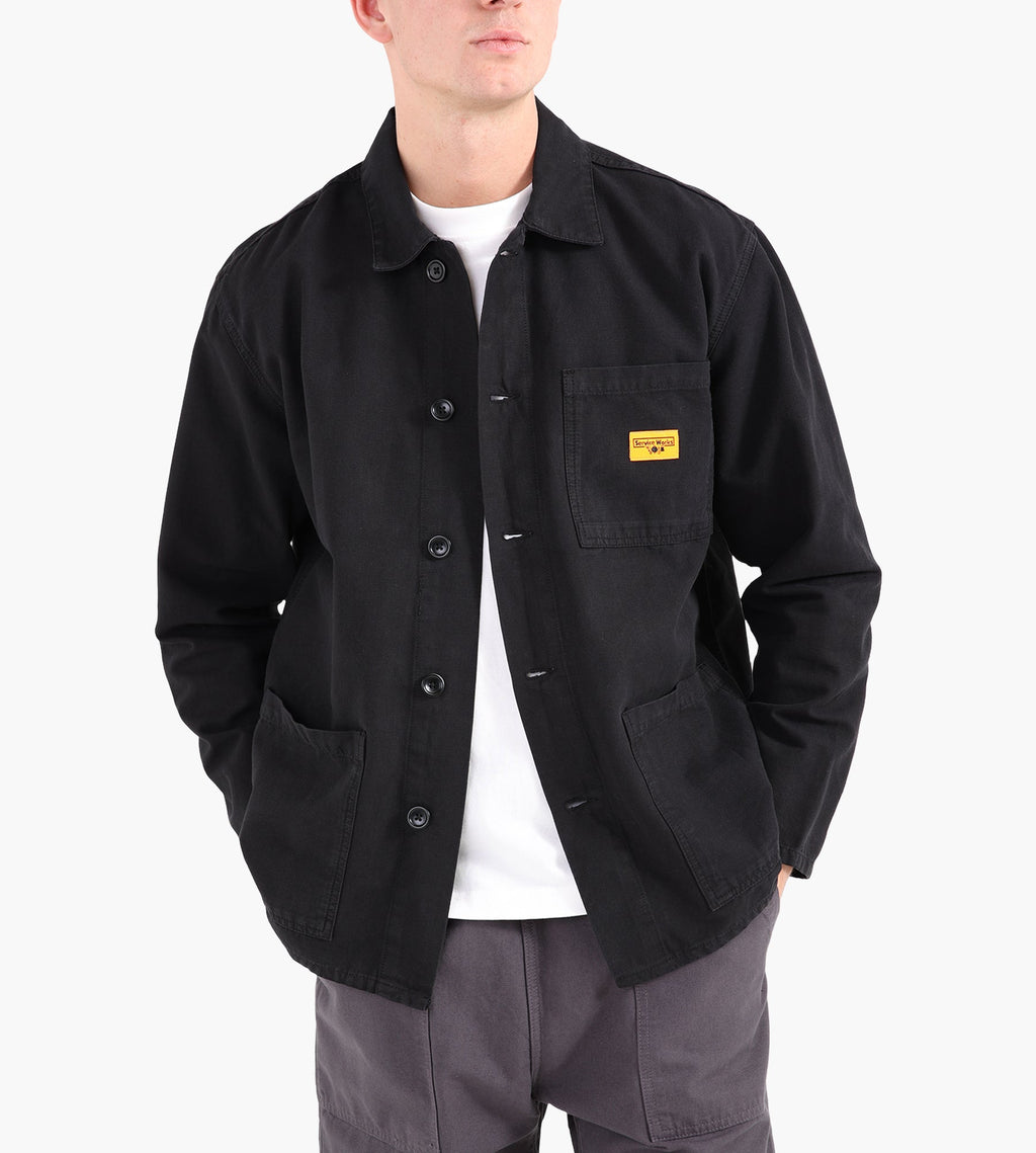 Service Works Canvas Chore Shirt Black
