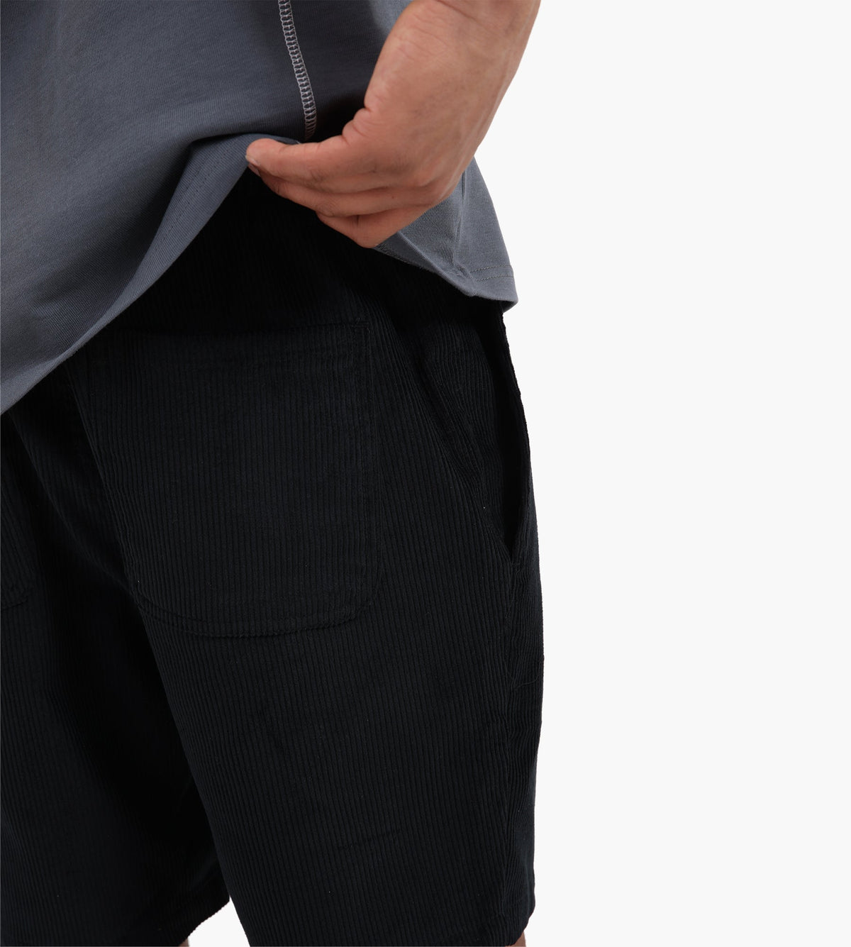 Baskèts Cord Shorts Black