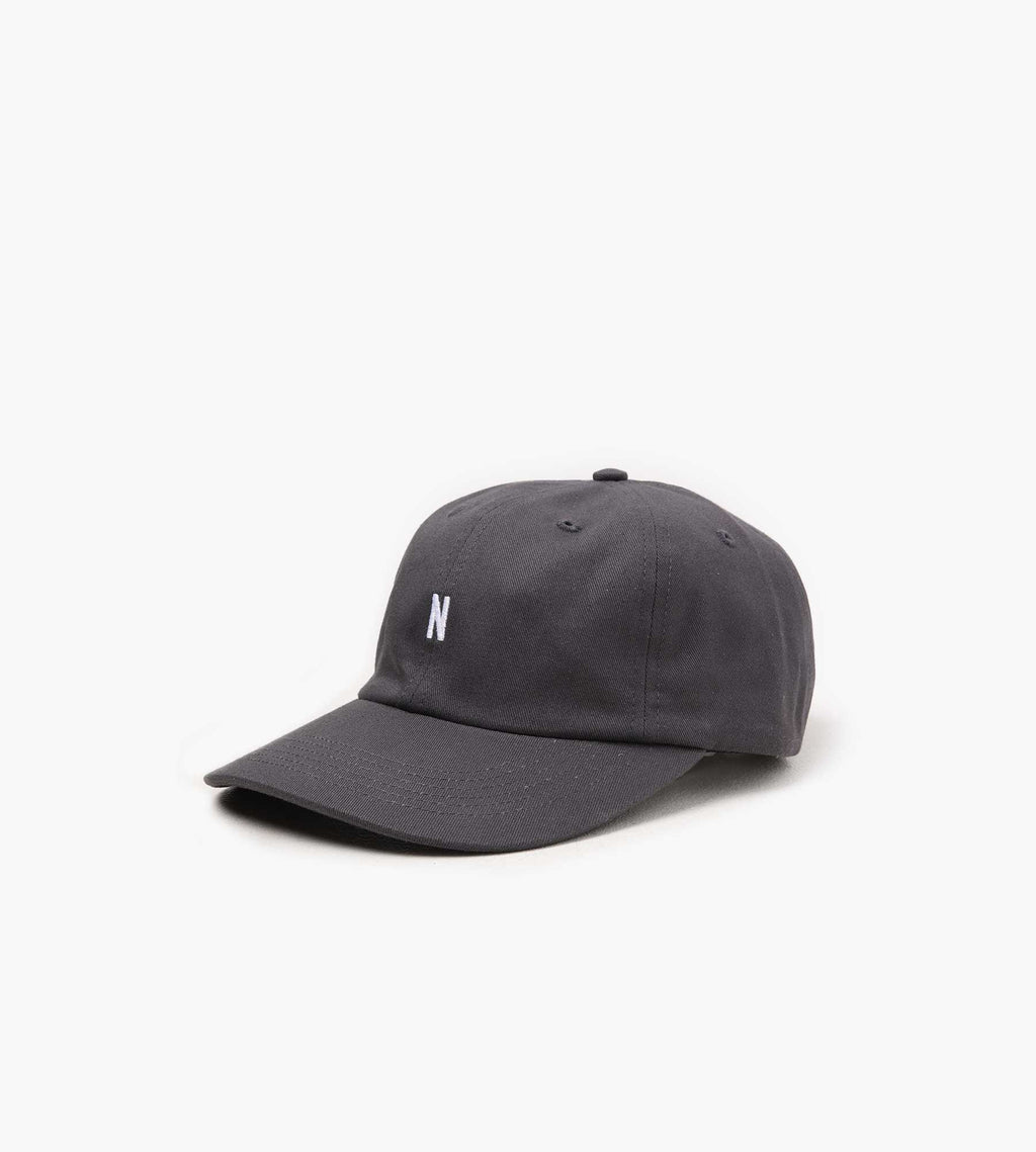 Norse Projects Twill Sports Cap Magnet Grey