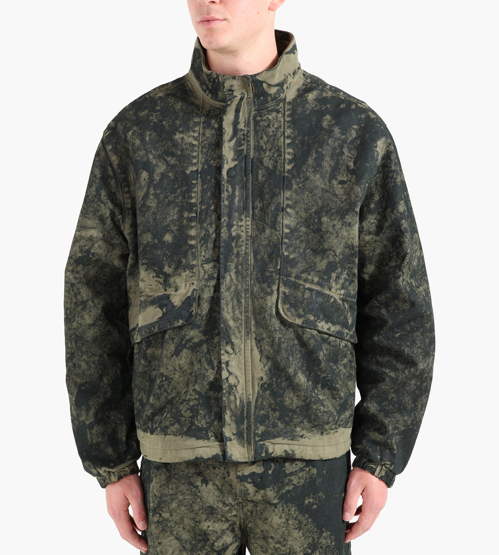Arte Antwerp Allover Paint Jacket Green