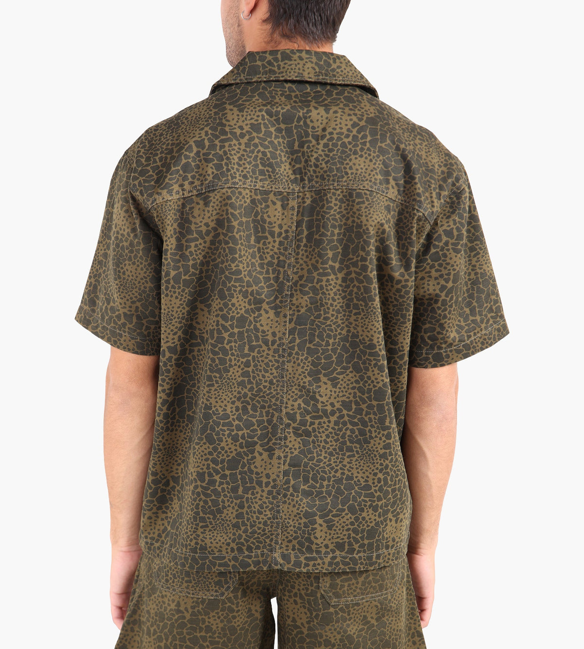 Libertine-Libertine Volcano Shirt 3627 Olive Camo