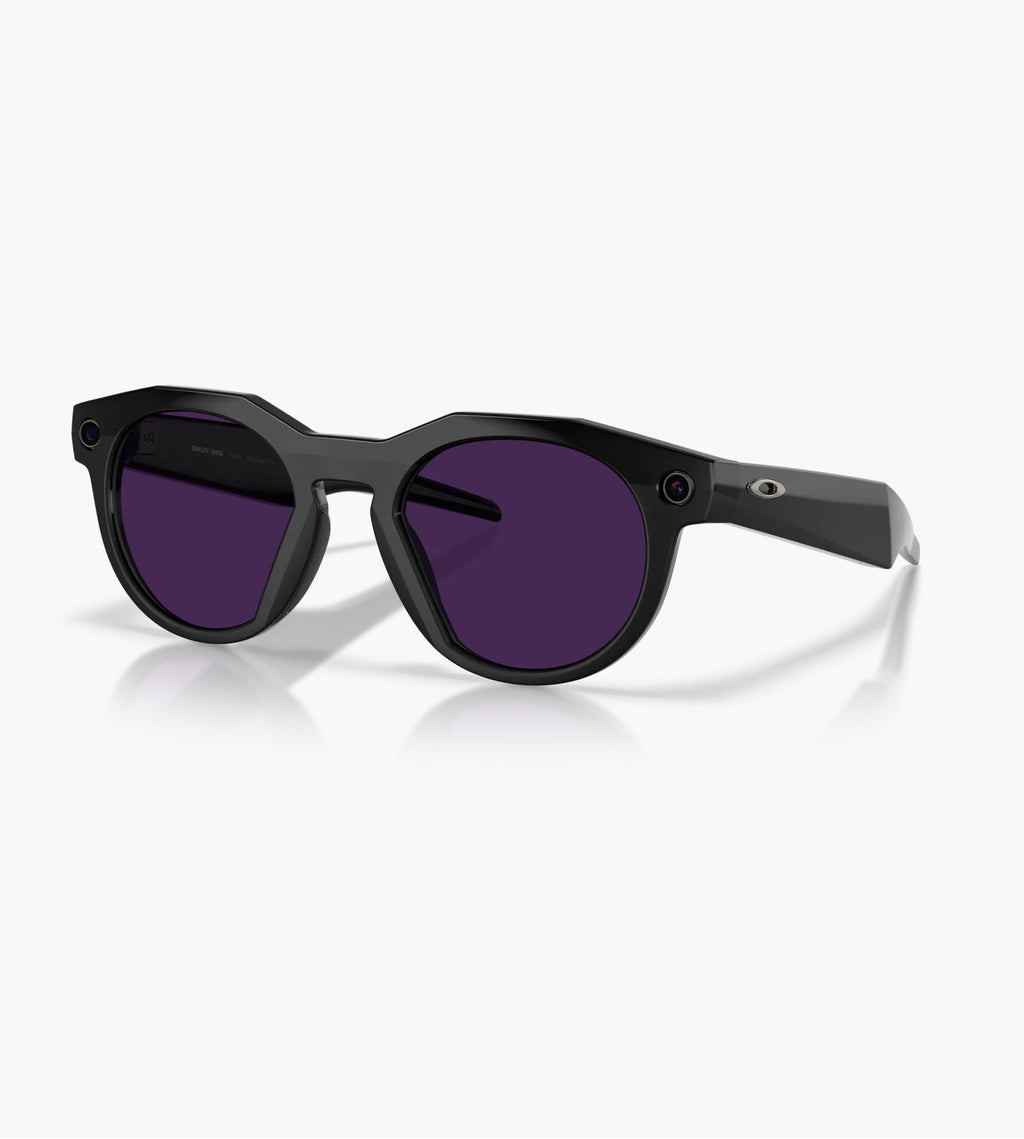 Oakley x Meta HTSN Transitions 0OW8002-800202 Amethyst Lenses Black Frame