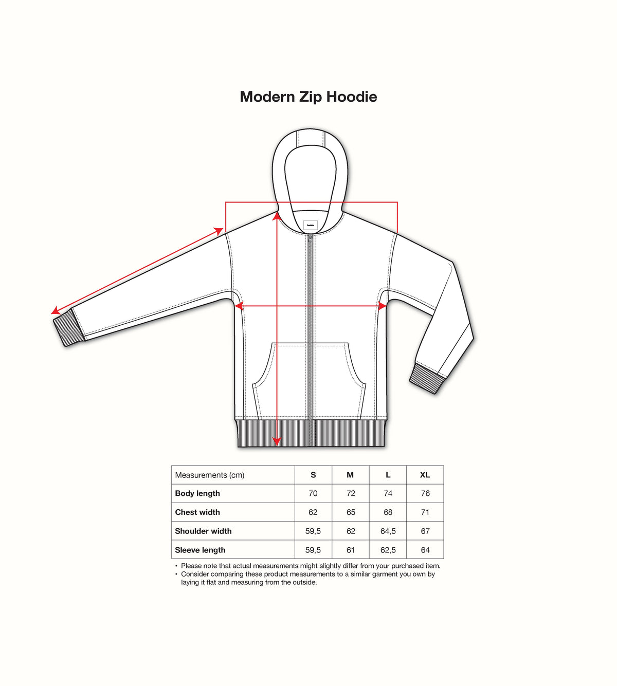 Baskèts Modern Zip Hoodie Marron
