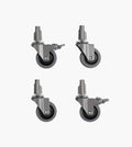 HAY Colour Crate Wheels Set Of 4 Medium Grey