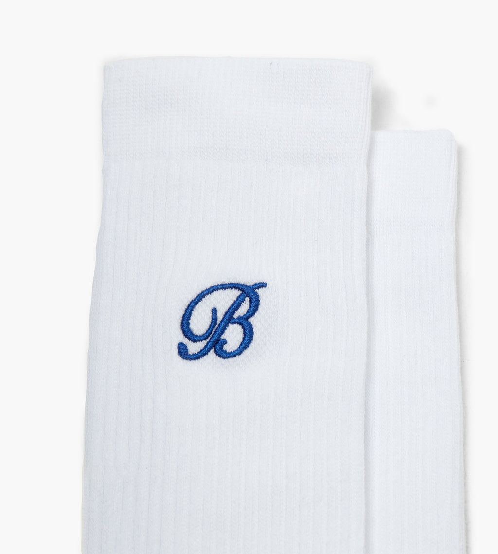 Baskèts Socks White Blue