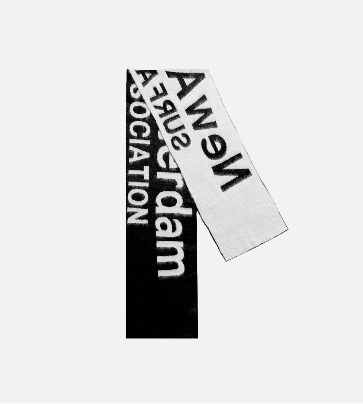New Amsterdam Surf Association Name Scarf Black White