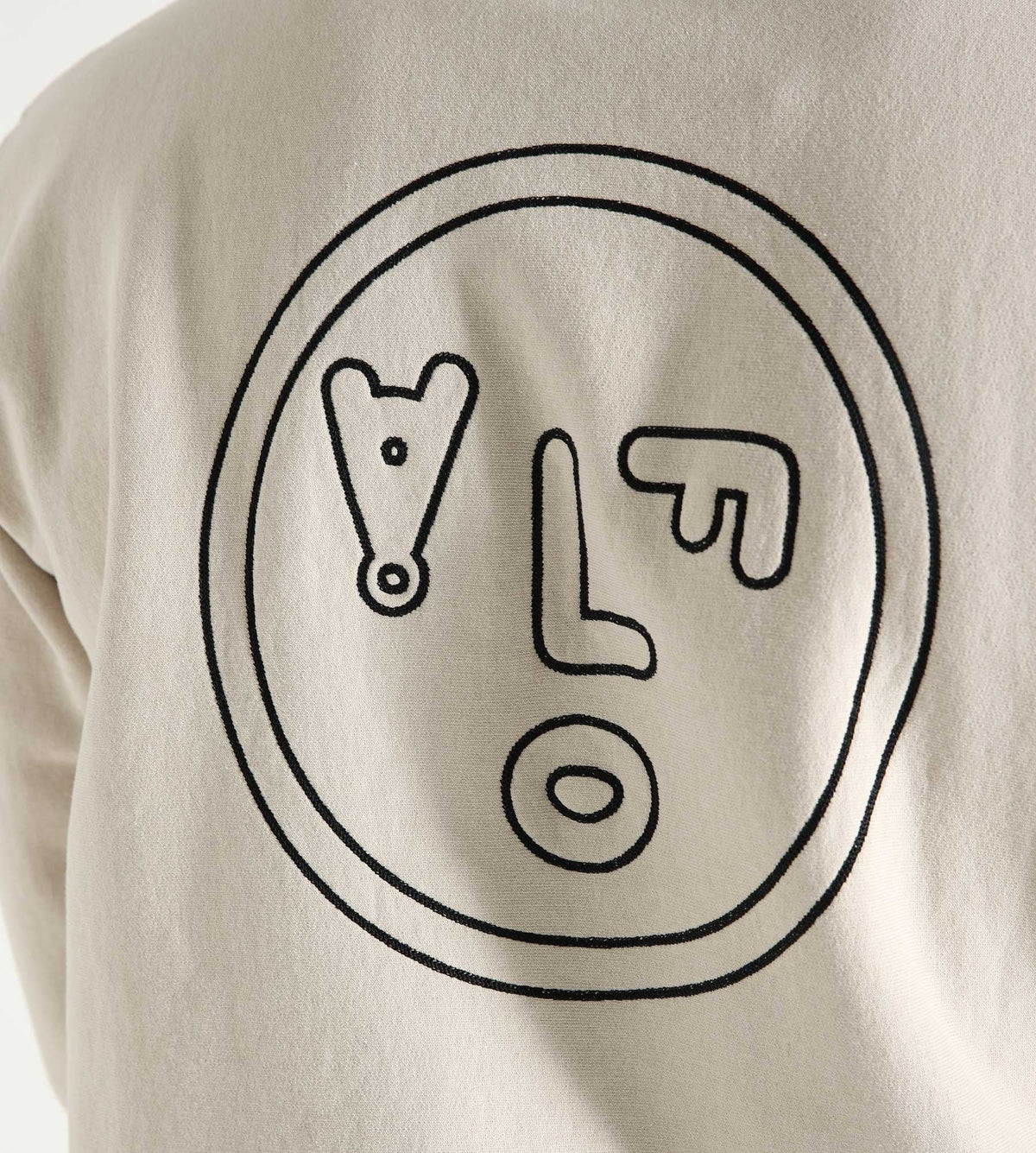 OLAF Face Crewneck Cement