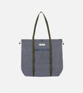 Gramicci Utility Tote Bag Navy Check