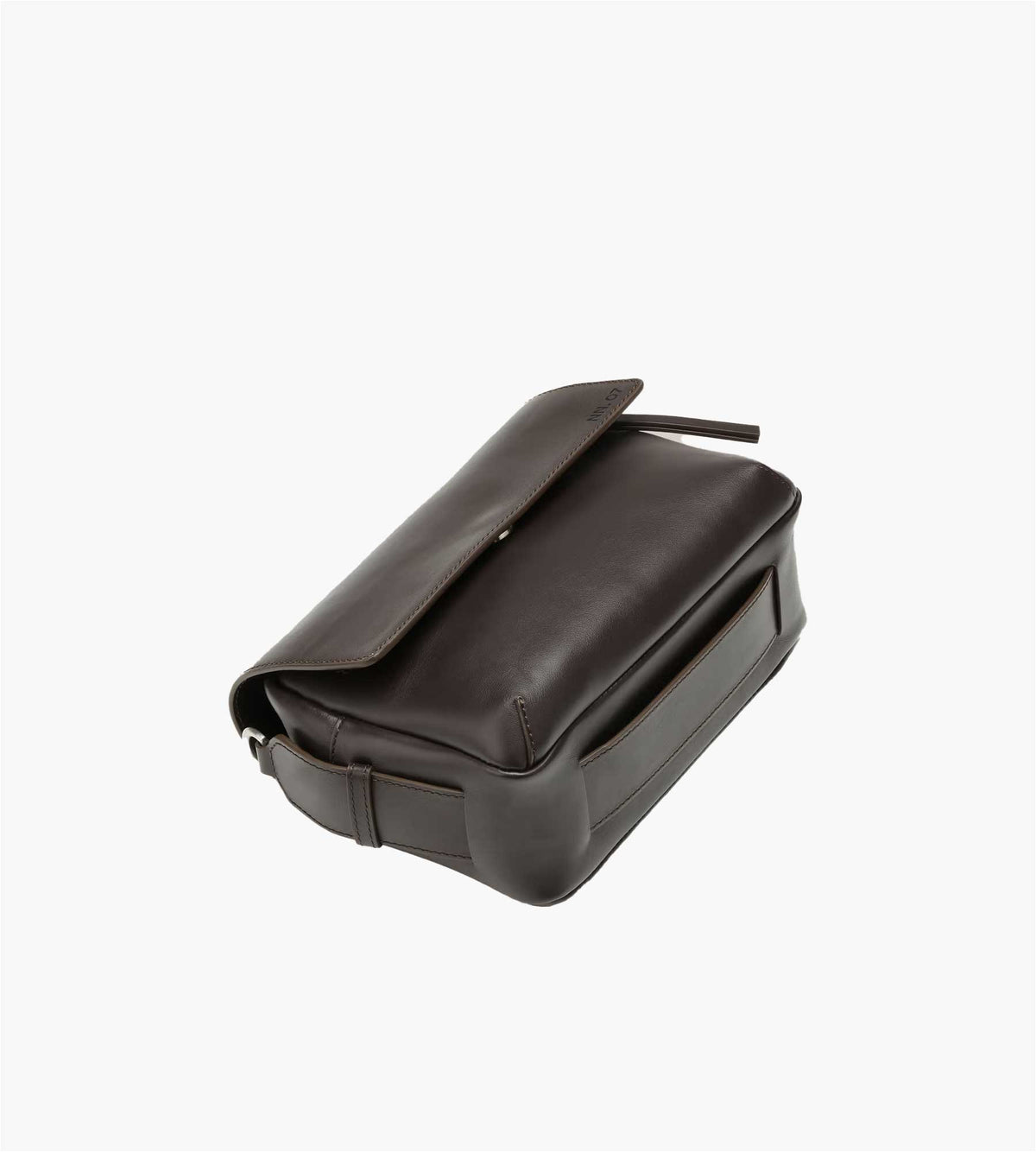 NN.07 Port Small Leather Satchel 90030 Deep Truffle